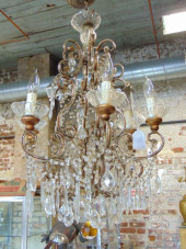 ORNATE CRYSTAL CHANDELIER WITH