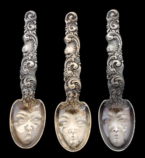 ORNATE EARLY 20C STERLING FEEDING