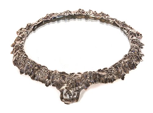 ORNATE EARLY NICKEL SILVER