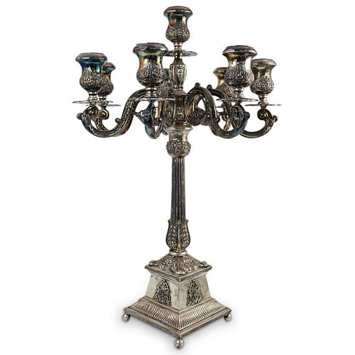 ORNATE EIGHT LIGHT STERLING
