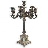 ORNATE EIGHT LIGHT STERLING SI