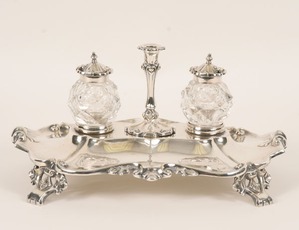 Ornate English silverplate