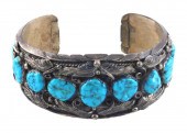 ORNATE FEATHER DESIGN CUFF BRA