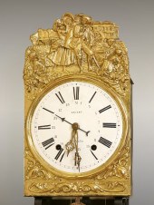 ORNATE FRENCH EMBOSSED BRASS W