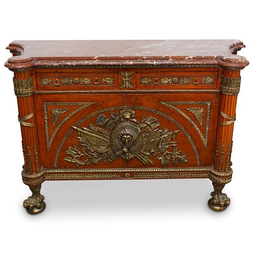 ORNATE FRENCH MARBLE TOP