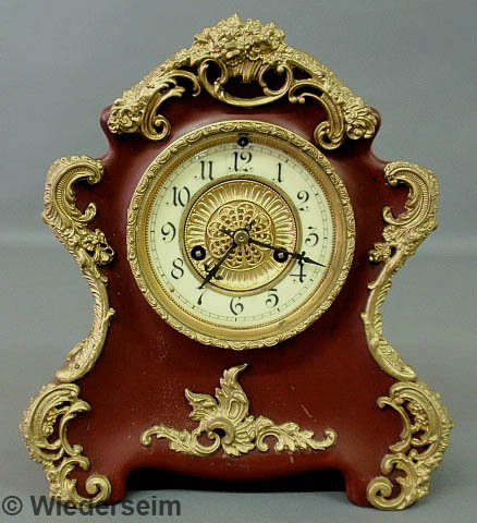 Ornate French style mantel clock by