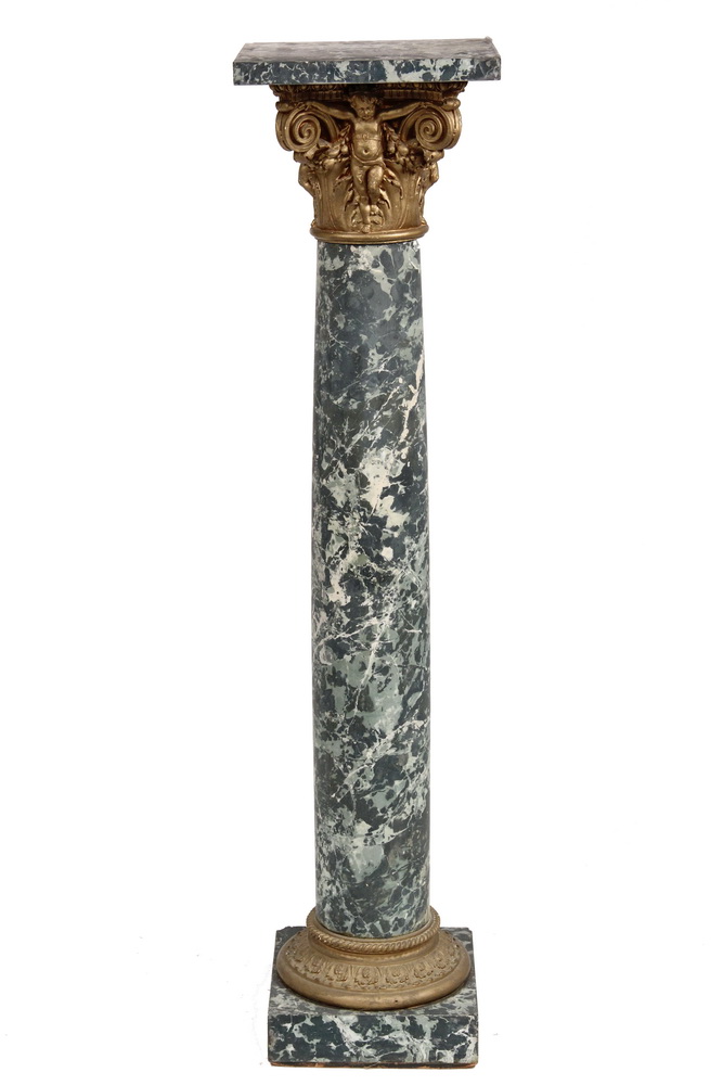 ORNATE MARBLE PLINTH - Roman