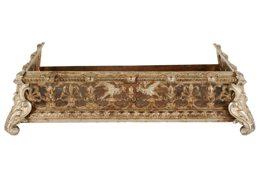 ORNATE METAL PLANTER BOXOrnate