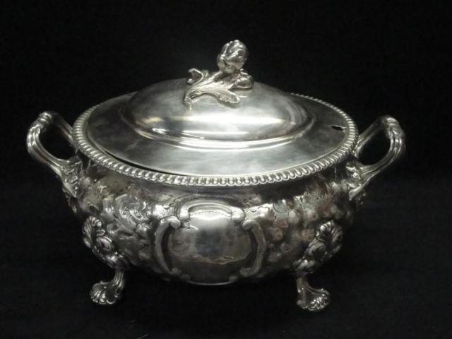 Ornate Possibly Silver Lidded