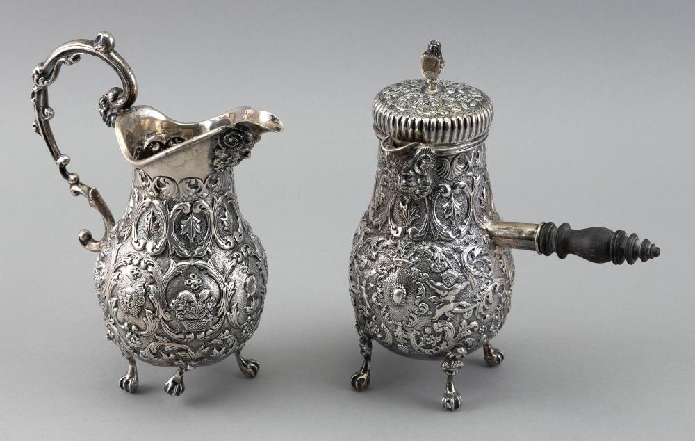 ORNATE REPOUSSE SILVER CHOCOLATE