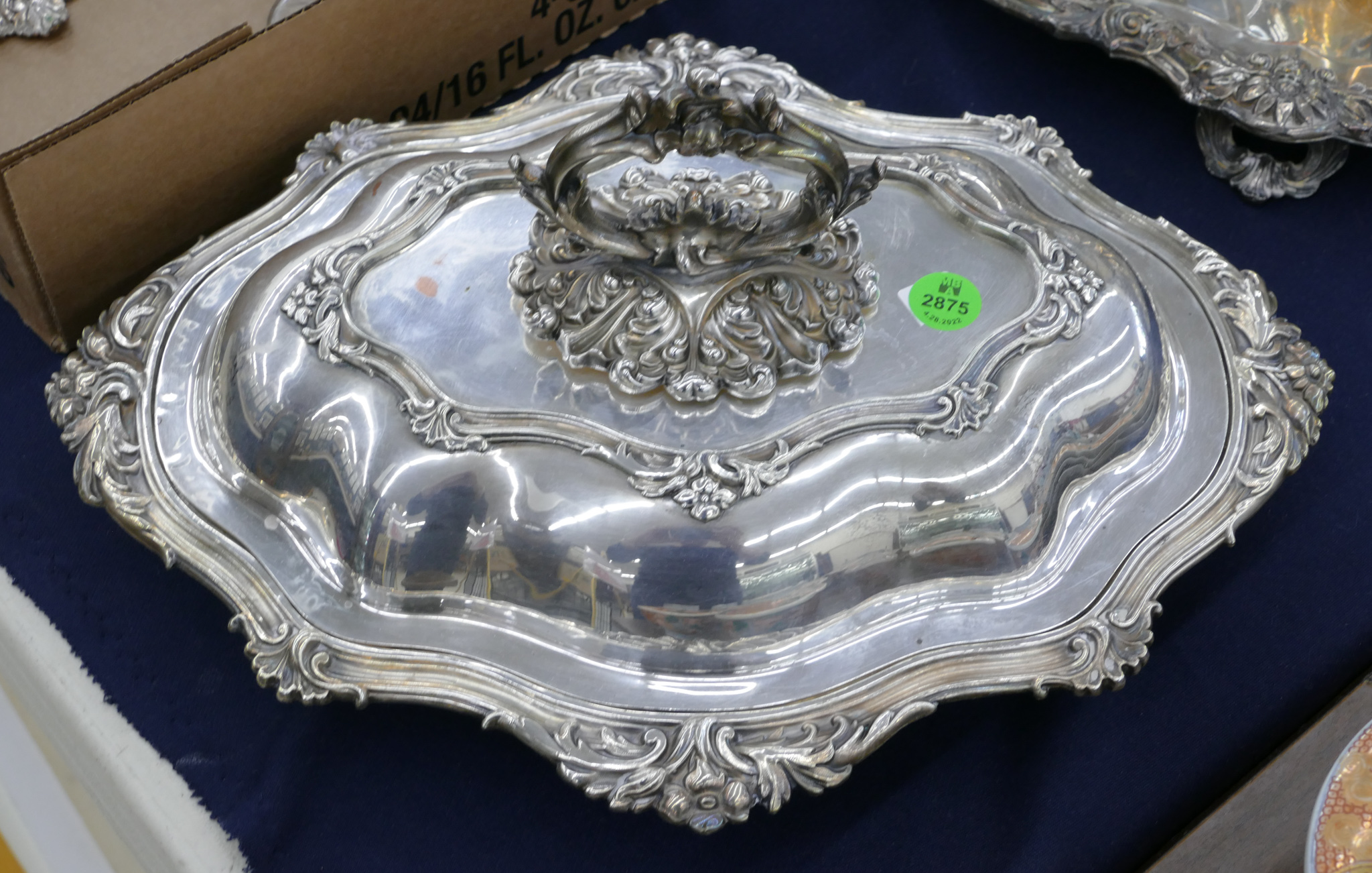 Ornate Sheffield Plated Covered