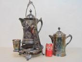 ORNATE SILVER PLATED TILTING W