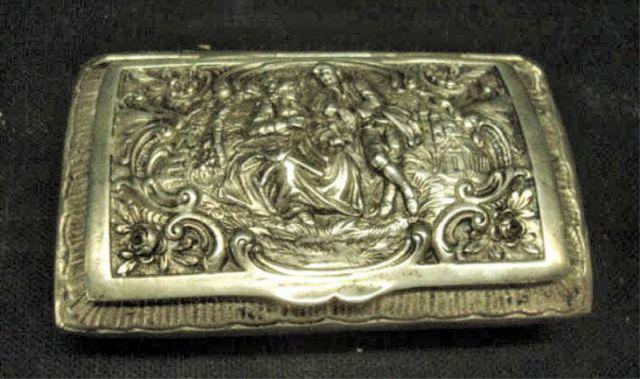 Ornate Sterling Box. From a
