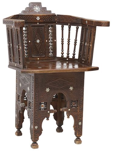 ORNATE SYRIAN CARVED &AMP;
