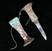 ORNATE TIBETAN DAGGERSilver sh