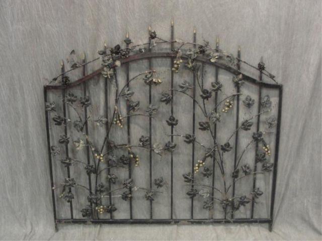 Ornate Wrought Iron Gate. From a