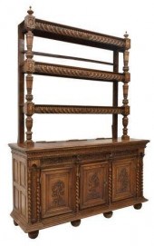 ORNATELY CARVED HENRI II STYLE