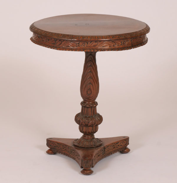 Ornately carved late Victorian side