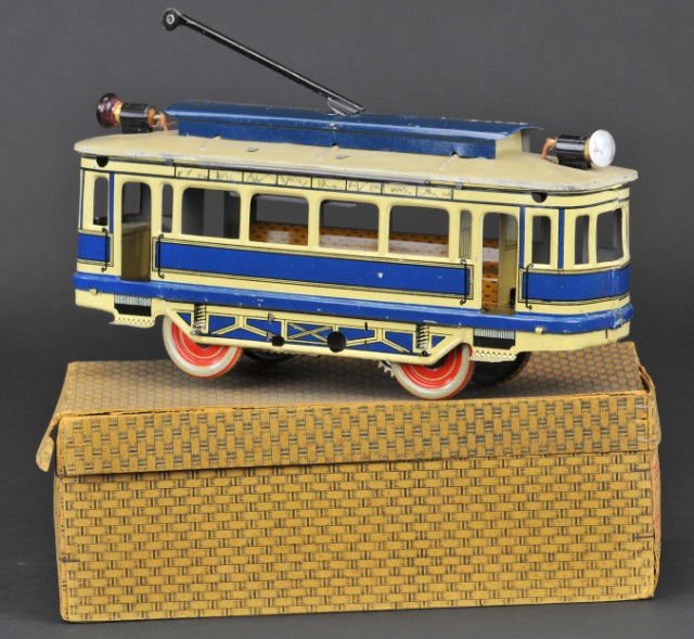 OROBR TROLLEY Lithographed tin done