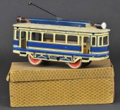 OROBR TROLLEY Lithographed tin