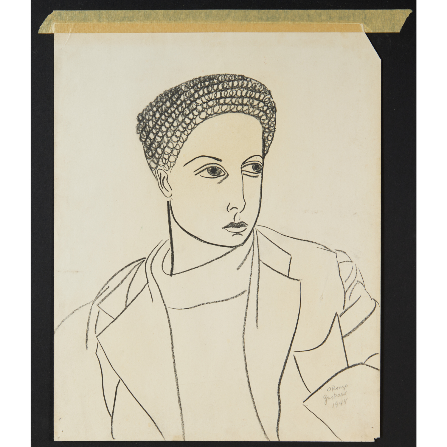 ORONZO GASPARO, PORTRAIT DRAWING