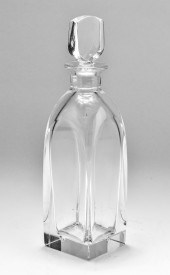 ORREFORS COLORLESS GLASS DECAN