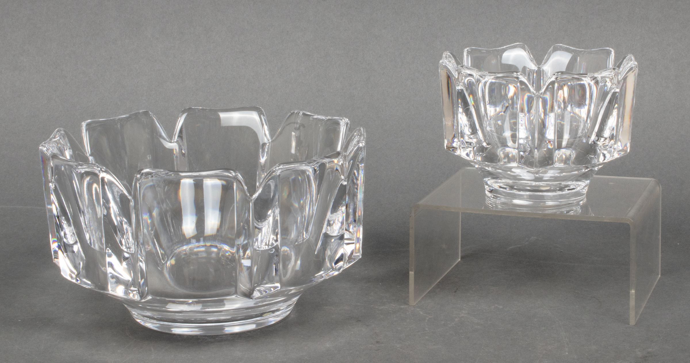 ORREFORS "CORONA" MODERN CRYSTAL