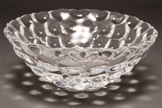 Orrefors crystal bowl in the