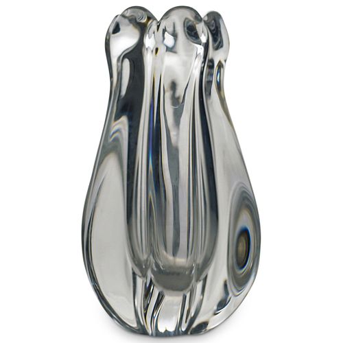 ORREFORS CRYSTAL BUD FLOWER