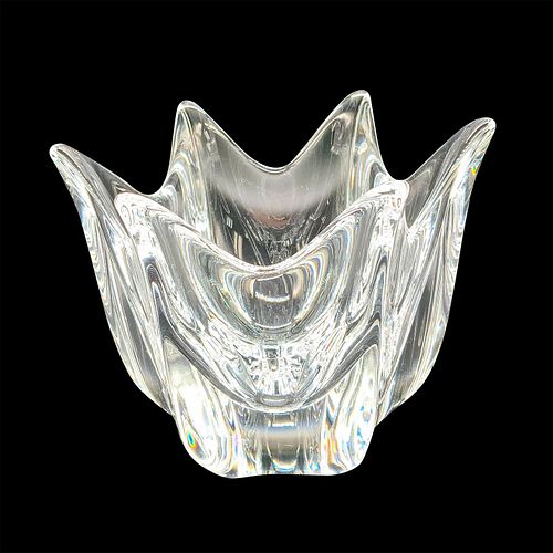 ORREFORS CRYSTAL CANDY BOWL,