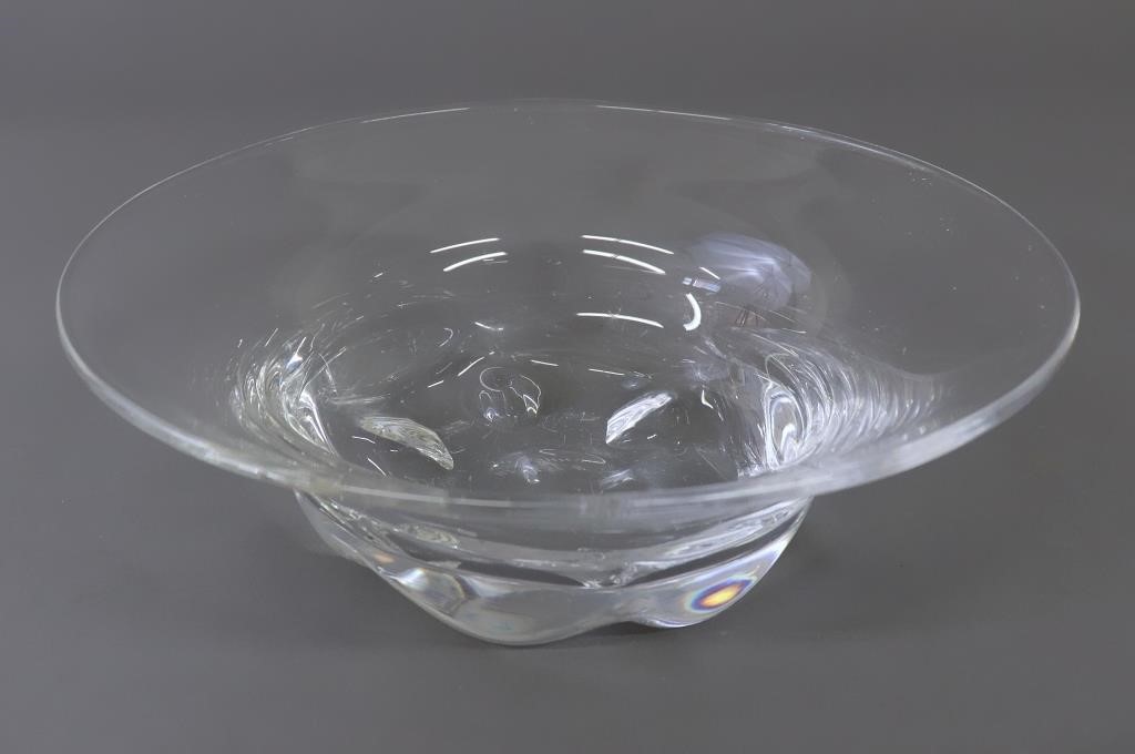 Orrefors crystal centerpiece
