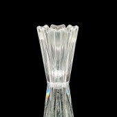 ORREFORS CRYSTAL CORONA VASE,