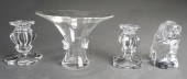 ORREFORS CRYSTAL DOG FIGURINE,