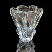 ORREFORS CRYSTAL ICE BLUE BUD