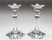 ORREFORS CRYSTAL "OPEN TULIP"