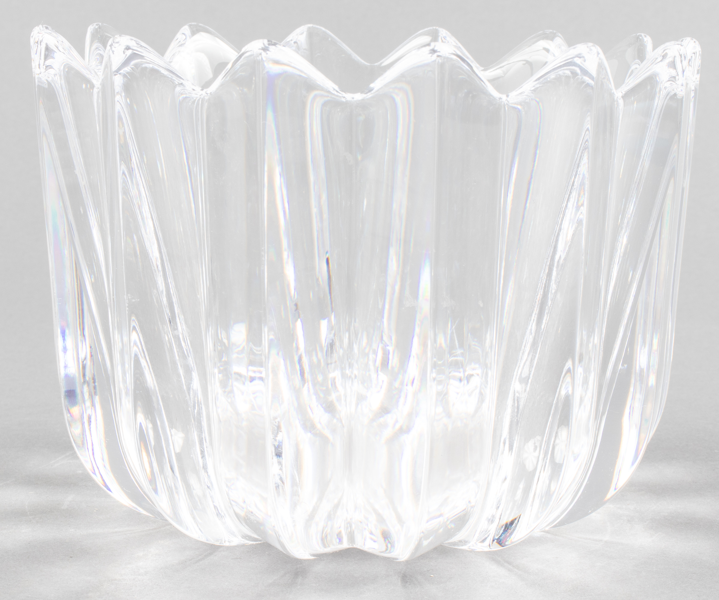 ORREFORS CRYSTAL VASE Orrefors