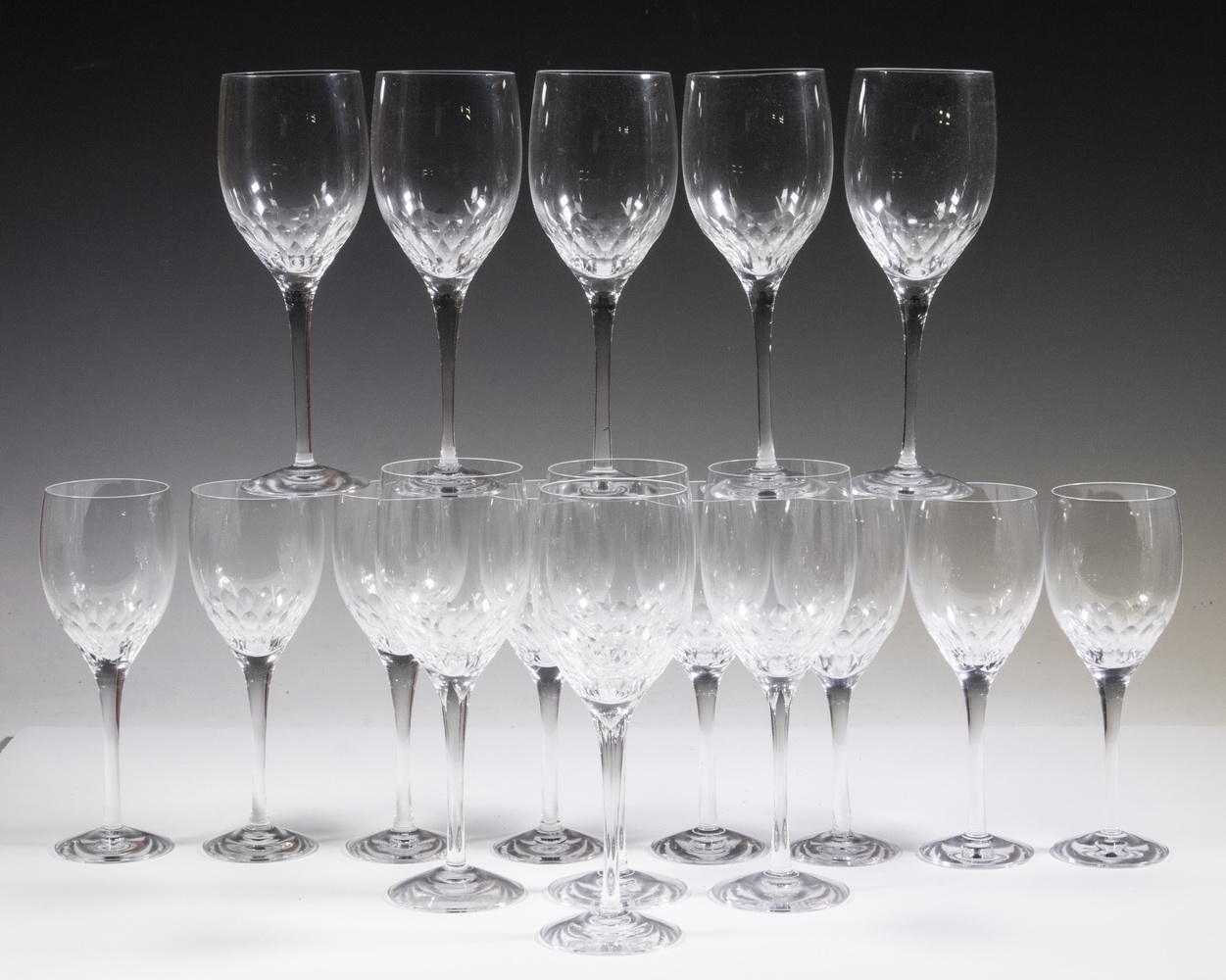 ORREFORS CUT CRYSTAL WINE & WATER