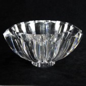 ORREFORS CUT GLASS ZODIAC BOWL
