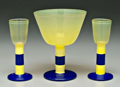 Orrefors Cyr&eacute;n chalice and
