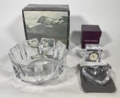 Orrefors glass bowl with origi