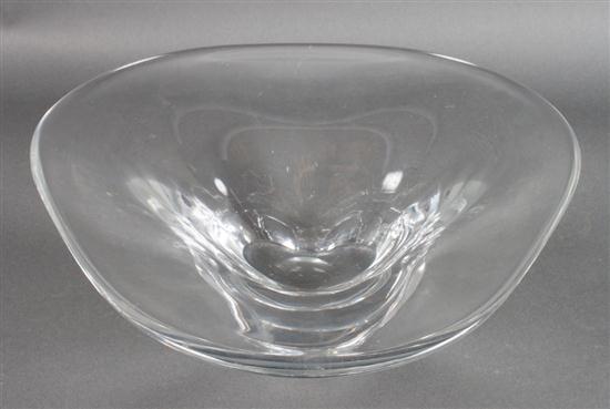 Orrefors glass centerbowl 20th