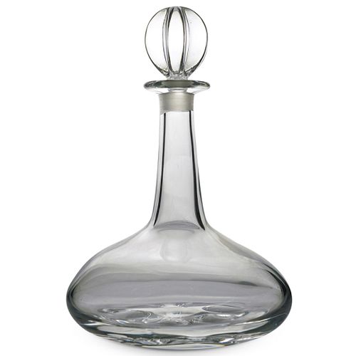 ORREFORS GLASS DECANTERDESCRIPTION: