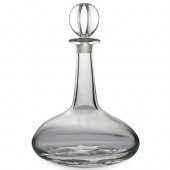 ORREFORS GLASS DECANTERDESCRIP