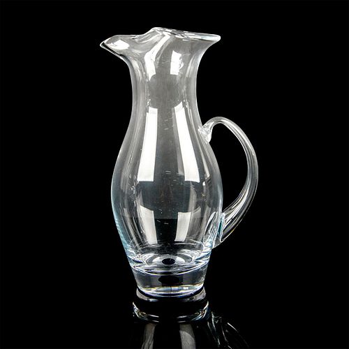 ORREFORS GLASS PITCHER,