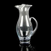 ORREFORS GLASS PITCHER, INTERM