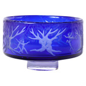 ORREFORS GUNNAR CYREN BLUE CLE