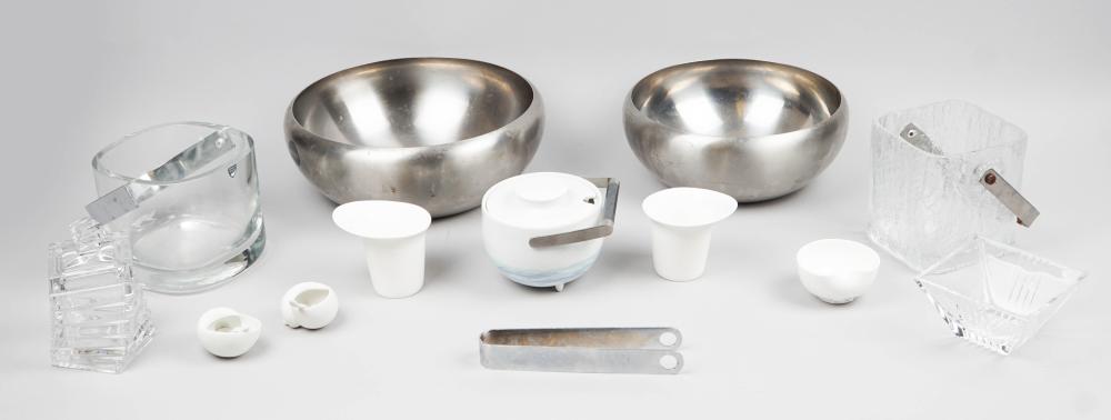 ORREFORS ICE BUCKET AND OTHER