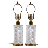 ORREFORS PAIR OLLE ALBERIUS DE