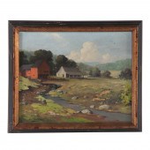 ORRIN DRAVER. LANDSCAPE WITH F