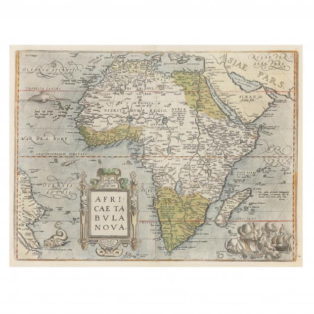 ORTELIUS, AFRICAE TABULA NOVA